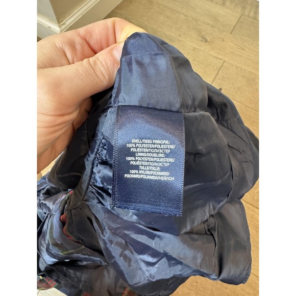 Ralph Lauren Dress Girls 3T Blue Red Tartan Plaid Sleeveless Party‎ Holiday - Picture 5 of 5